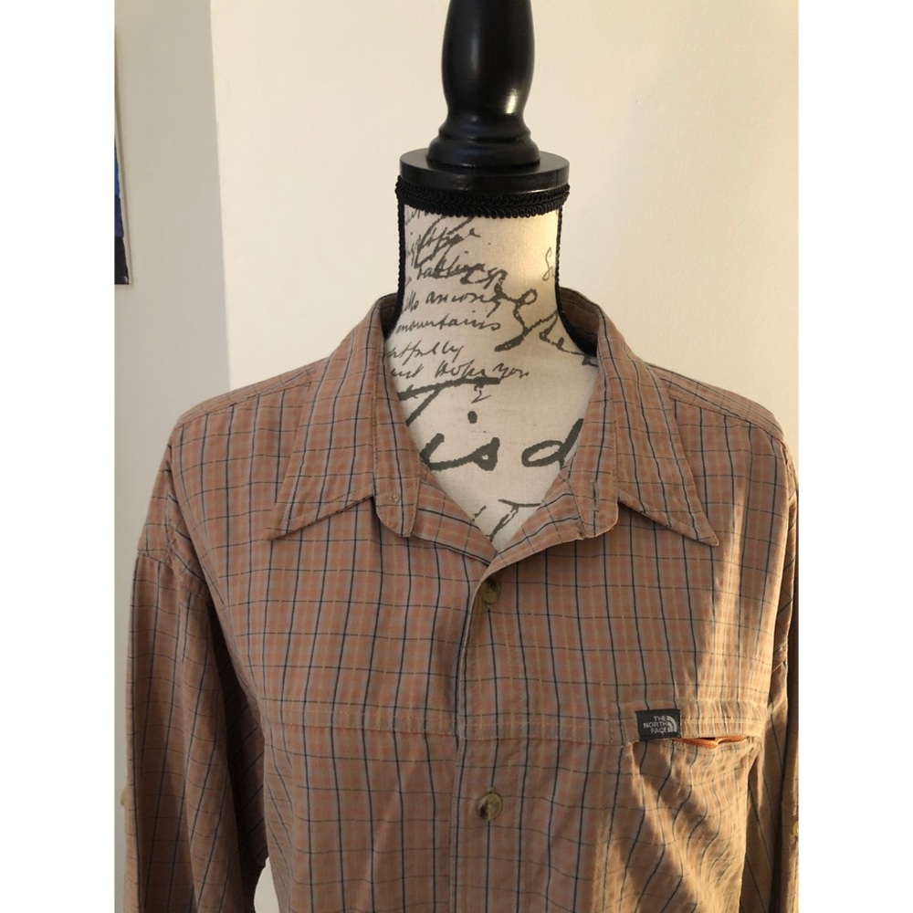 👻 2/$25 North Face Men’s Flannel Brown XXL